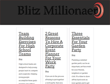 Tablet Screenshot of blitzmillionaer.com